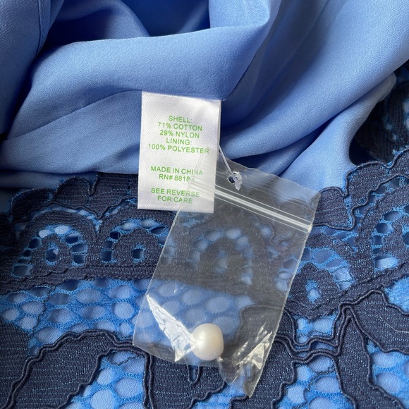 Lilly Pulitzer Blue Kiri Lace Dress - Picture 5 of 6